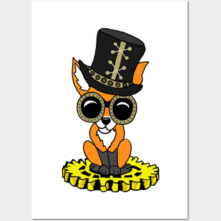 Steampunk Fox Posters and Art